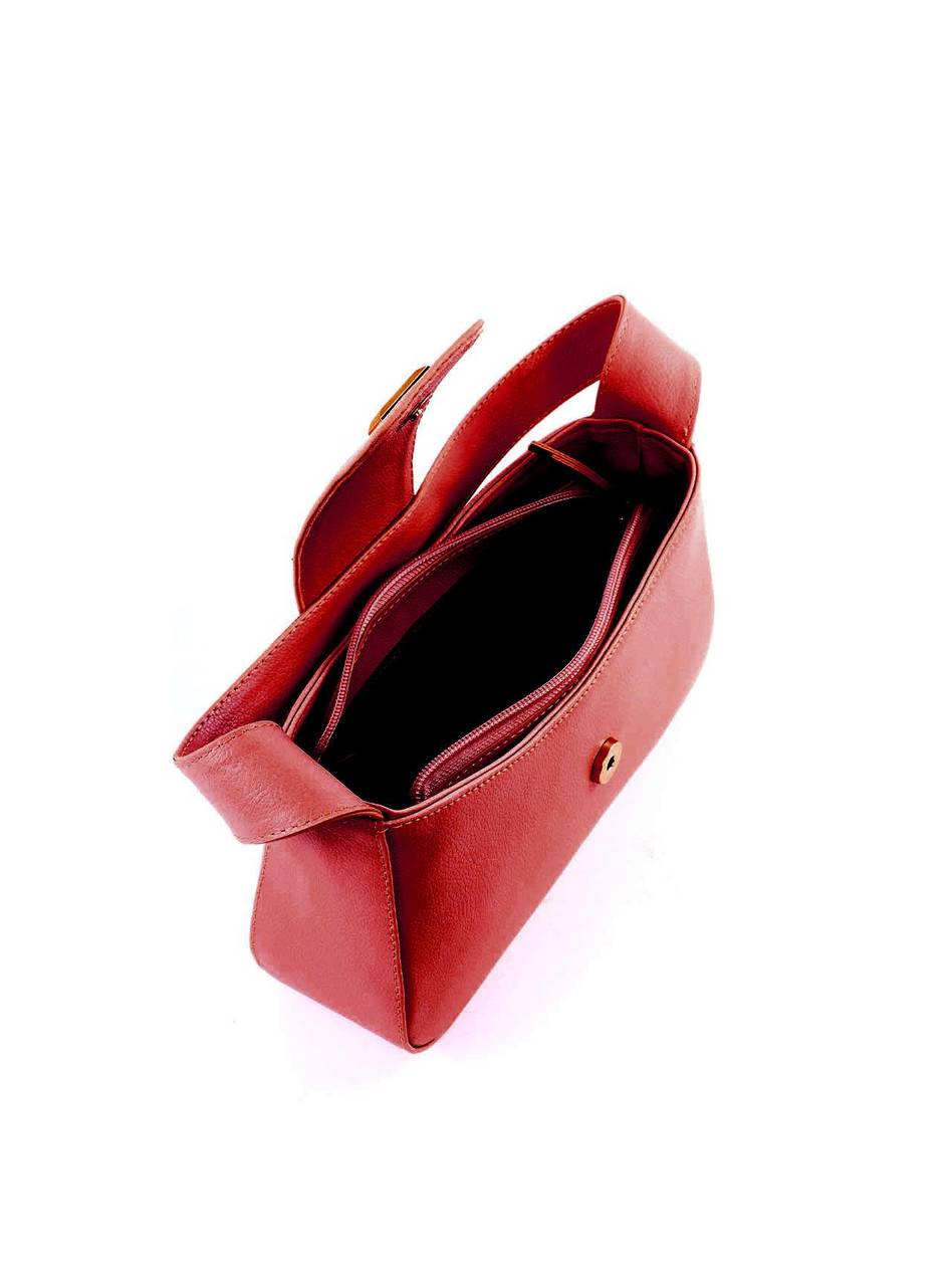 Bolsa Baguete com Lingueta Larga - Vermelha BSI-6175 - VE