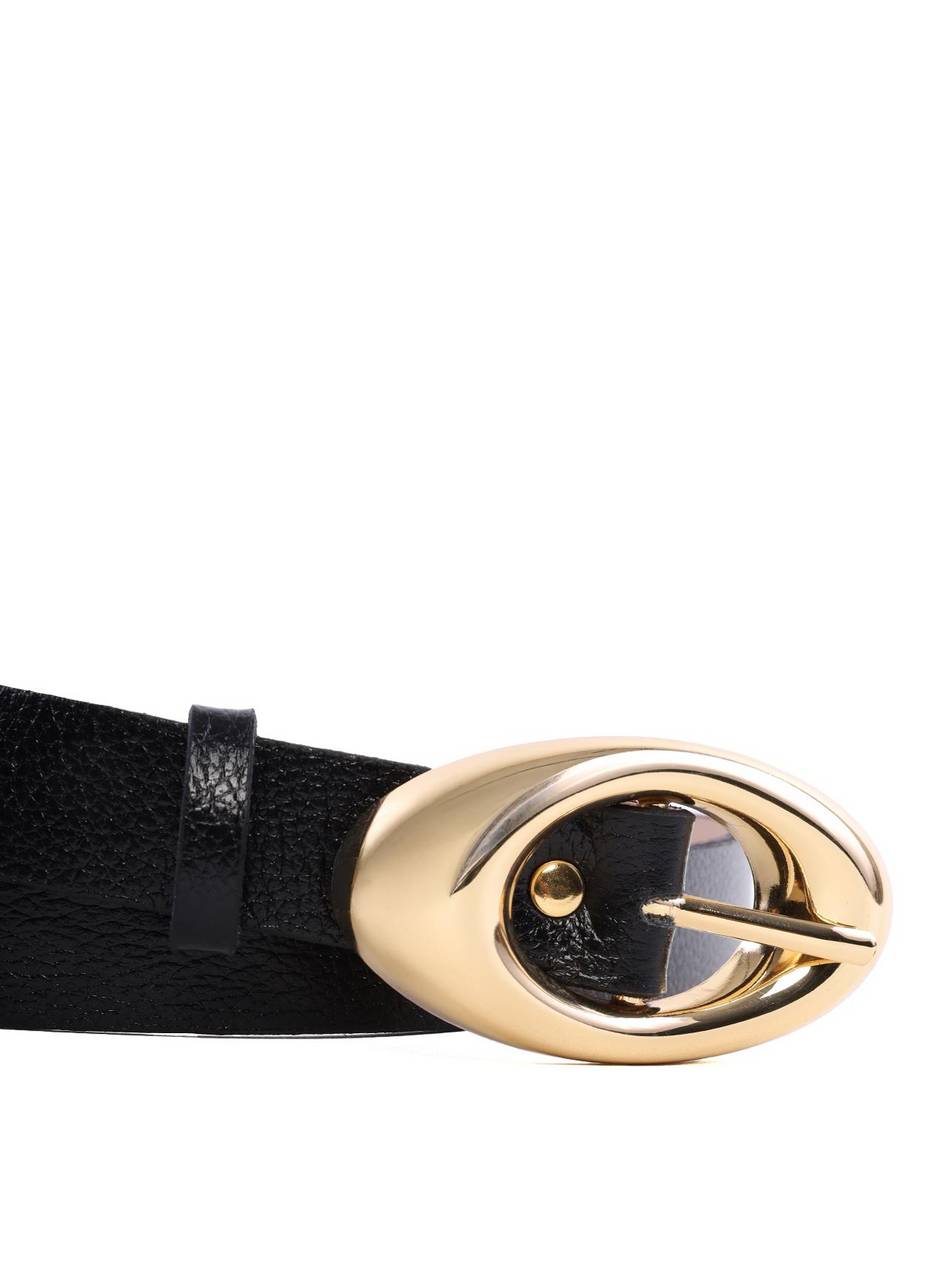 Cinto Feminino Fino com Fivela Arredondada - Preta CTI-1015 - PR