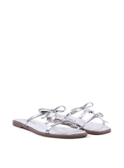Sandália Rasteira com Laço Duplo SDI-12253 - PT