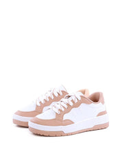 Tênis Feminino Casual em Sintético com Detalhes Nude SP- 11849 - NU