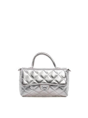 Bolsa Satchel Pequena com Matelassê e Fecho Giratório BSI-6505 - PT