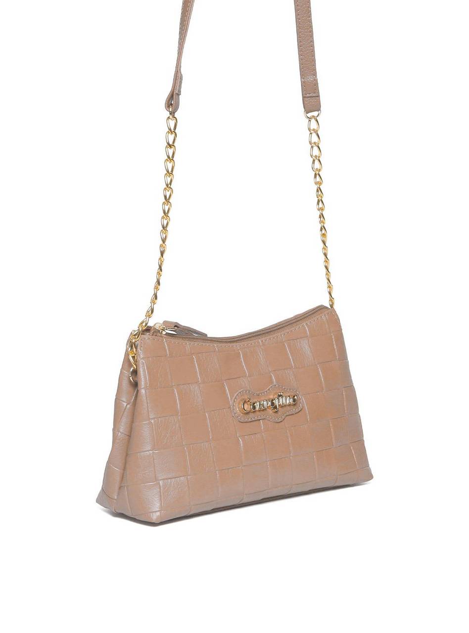 Bolsa Clutch Pequena Transversal Nude BSI-5753 - NU
