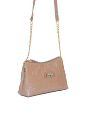 Bolsa Clutch Pequena Transversal Nude BSI-5753 - NU