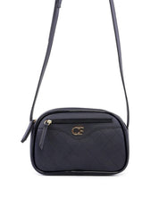 Bolsa Bag Transversal com Bolso Frontal - Preta BSI-6190 - PR
