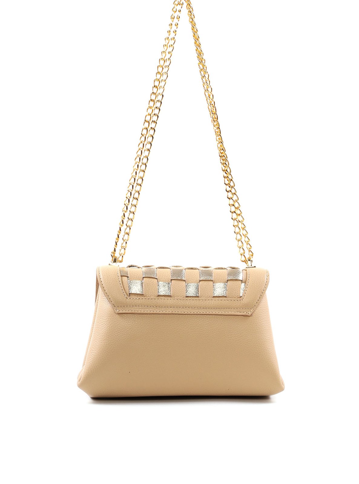 Bolsa Satchel Pequena com Recortes e Corrente BSI-6541 - NU