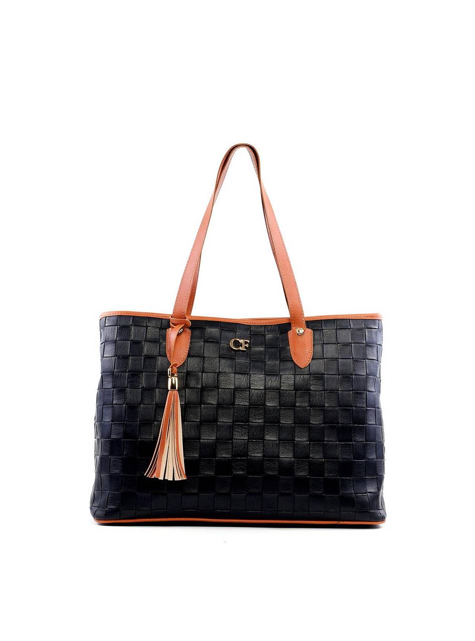 Bolsa Shopper com Rebites - Preta BSI-6231 - PR