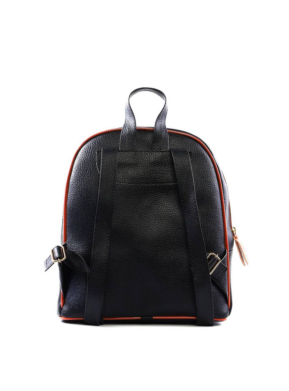 Mochila Feminina Média Zíper Preta MEI-437 - PR