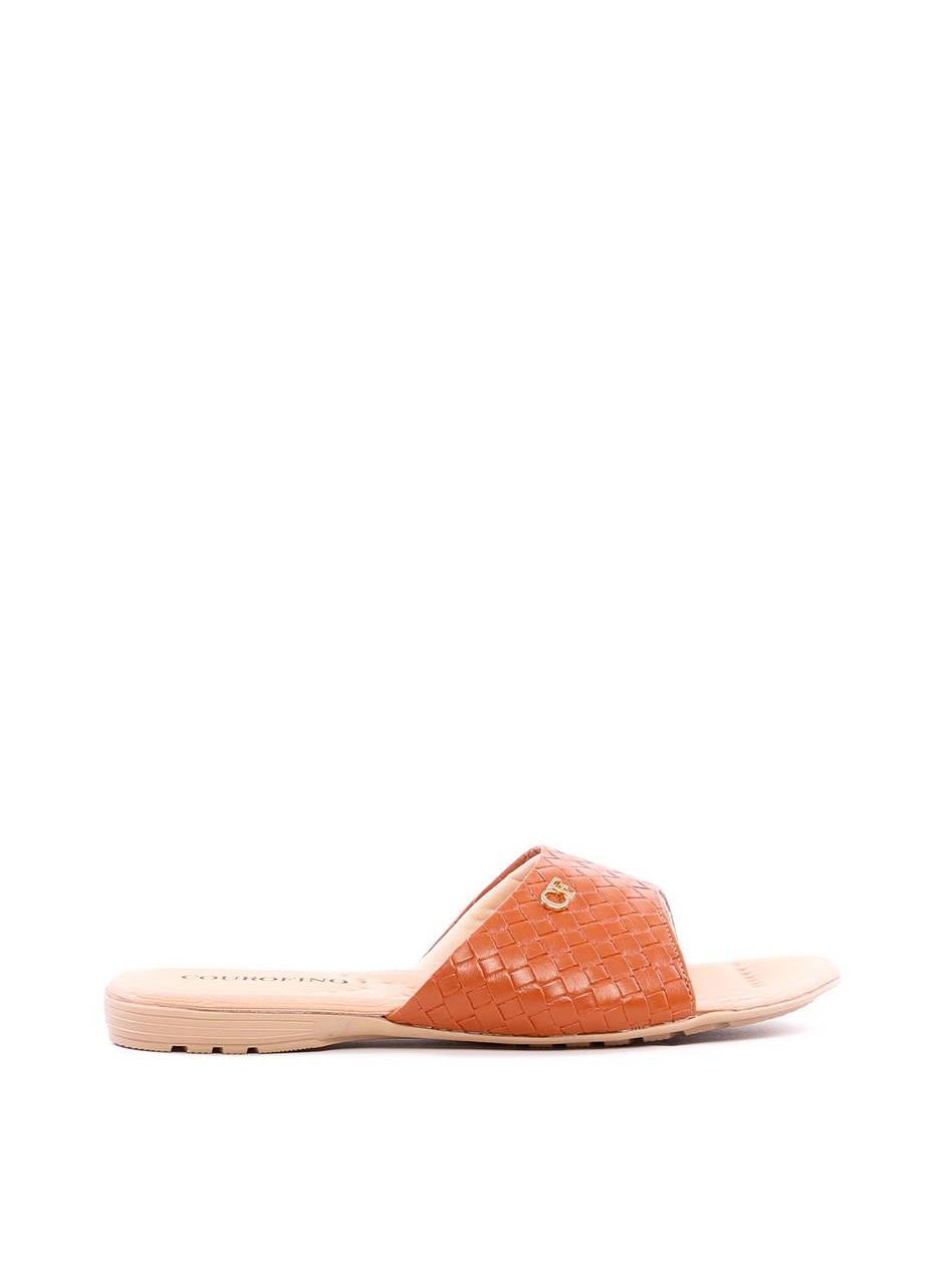 Rasteira Slide Confort em Tresse - Castor SDI-11970 - CS