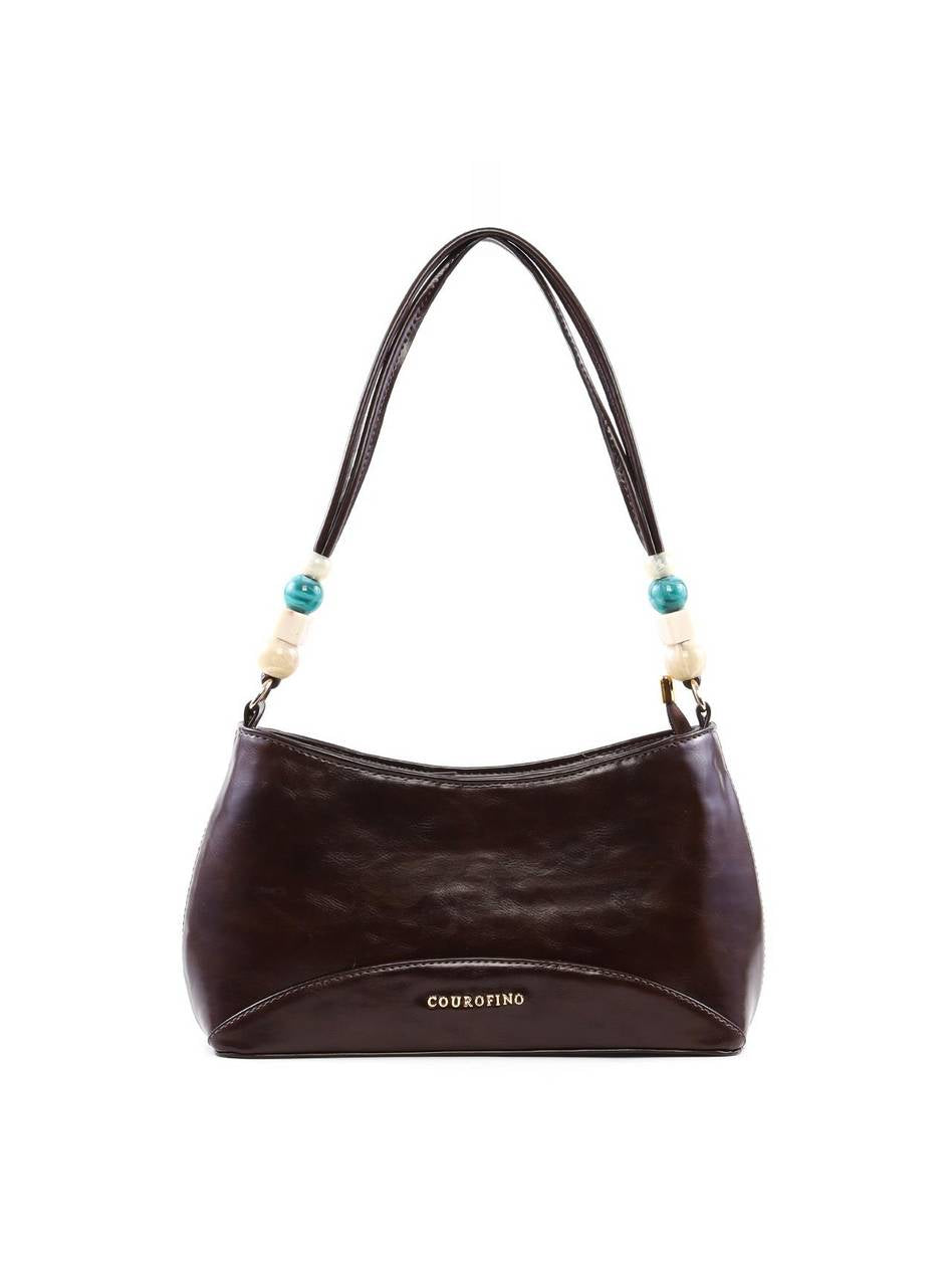 Bolsa Baguete Pequena com Detalhes Translúcidos - Cacau BSI-6473 - CA