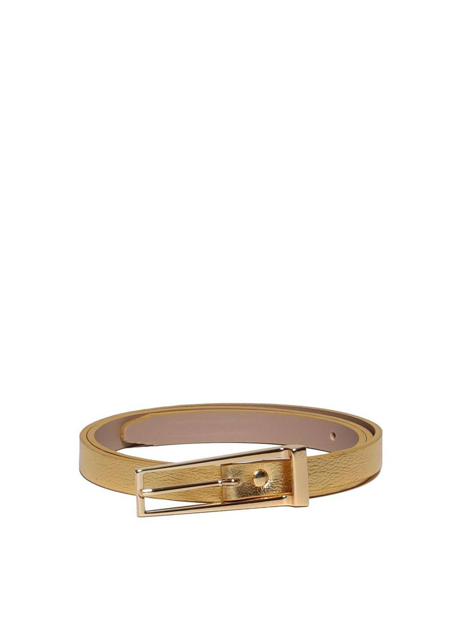 Cinto Feminino Casual com Fivela Retangular - Ouro CTI-974 - AU