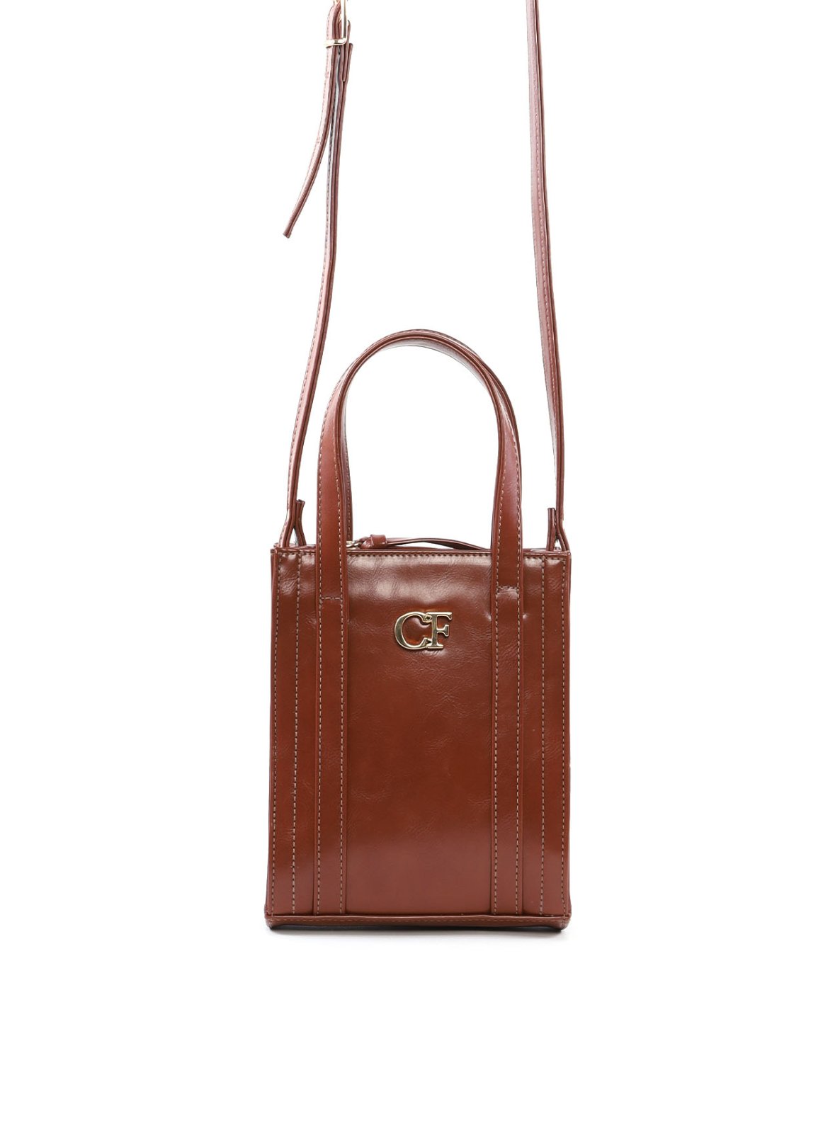Bolsa Pequena Estruturada com Alça Dupla BSI-6543 - CS