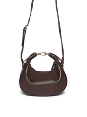 Bolsa Feminina Hobo Couro Pequena Cacau BSI-5937 - CA