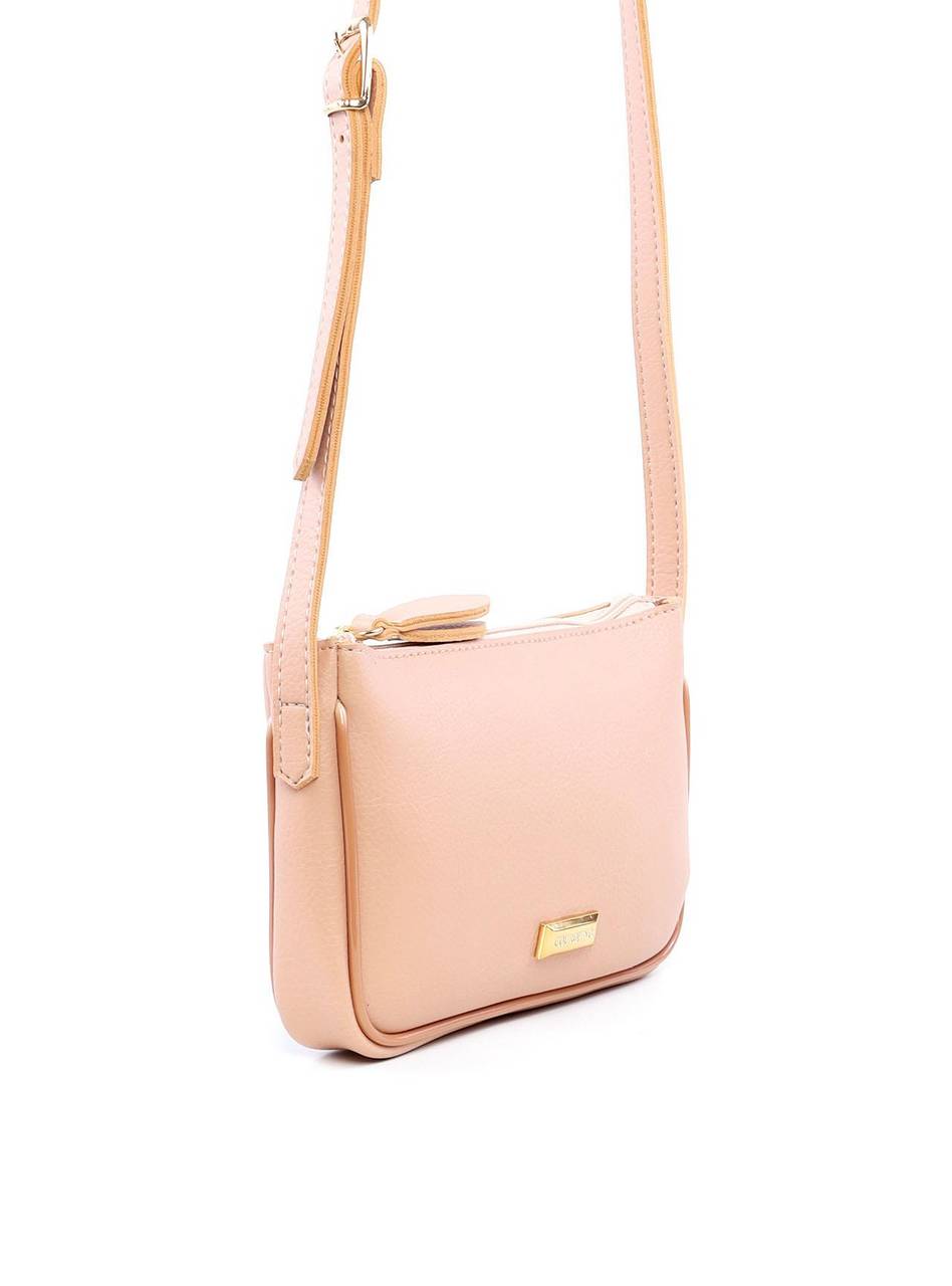Bolsa Bag Transversal Compacta - Nude BS-6156 - NU