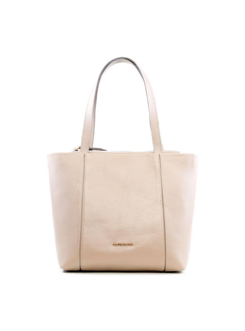 Bolsa Shopper Clássica com Costura - Cinza BSI-6439 - CZ