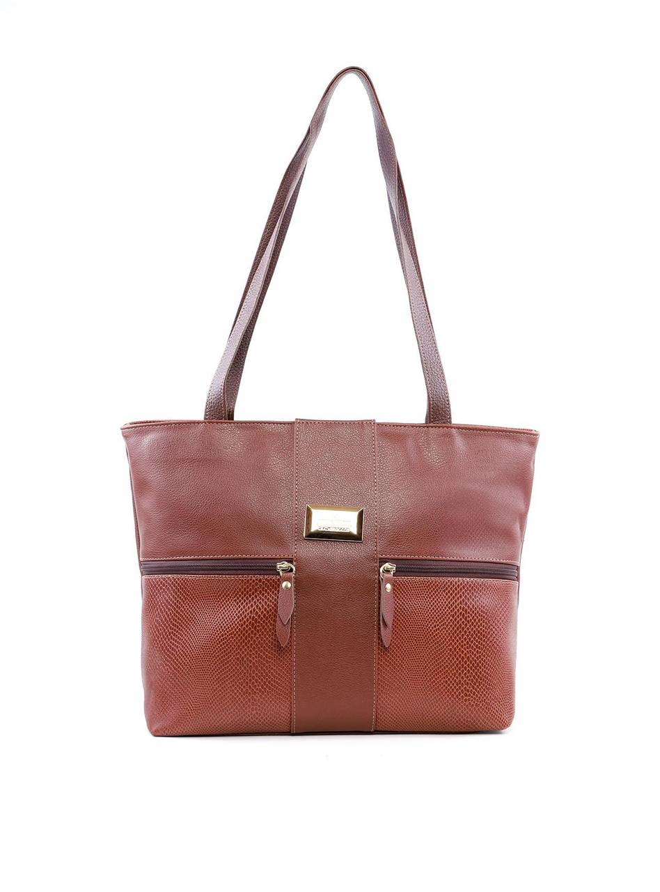 Bolsa Shopper com Dois Bolsos Frontais - Cacau BSI-6222 - CA