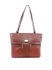 Bolsa Shopper com Dois Bolsos Frontais - Cacau BSI-6222 - CA