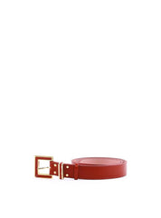 Cinto Feminino com Fivela Quadrada Forrada - Vermelho CTI-1007 - VE