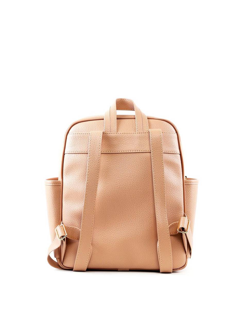 Mochila Quadrada com Bolsos Laterais - Nude BSI-465 - NU
