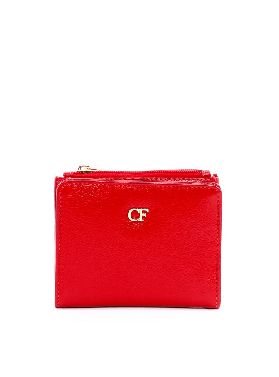 Carteira Feminina Slim em Couro - Vermelho CAI-1022 - VE