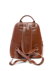 Mochila Feminina Casual em Couro com Duas Divisórias - Castor MEI-448 - CS