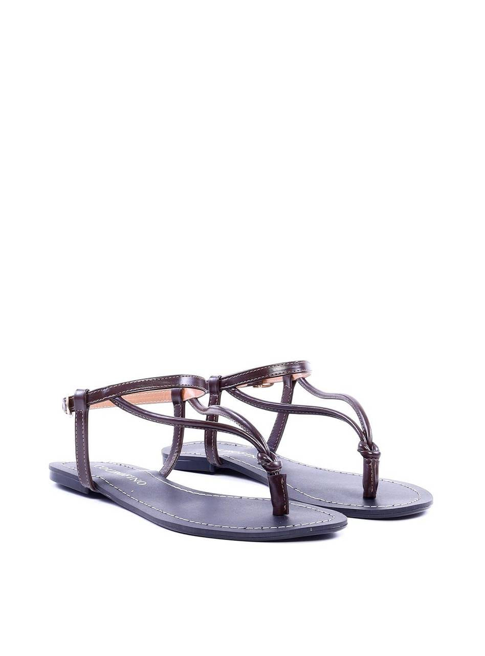 Rasteira de Dedo Tiras em Nó - Cacau SDI-11997 - CA