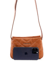 Bolsa Tote Transversal com Matelassê em V - Castor BSI-6437 - CS