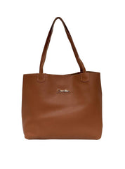 Bolsa Shopper Média Tiracolo Frente Lisa Castor BSI-5139 - CS