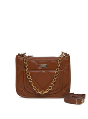 Bolsa Clutch Transversal Matelasse com Corrente - Castor BSI-5887 - CS