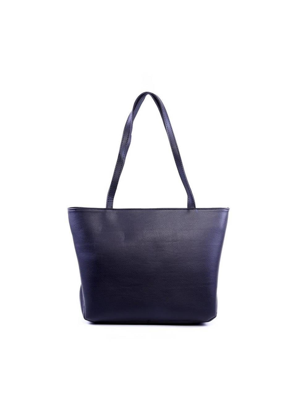 Bolsa Shopper Tiracolo com Bolso Frontal - Preta BSI-6307 - PR