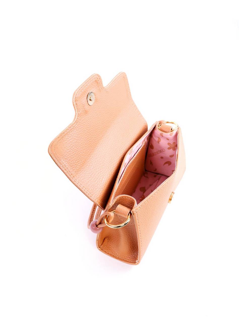 Bolsa Satchel Retangular com Alça Dupla - Nude BSI-6043 - NU