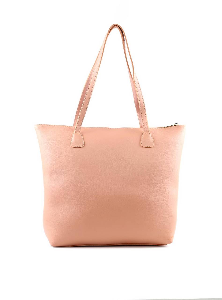 Bolsa Shopper Tiracolo com Frizo - Nude BSI-6373 - NU