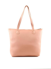 Bolsa Shopper Tiracolo com Frizo - Nude BSI-6373 - NU
