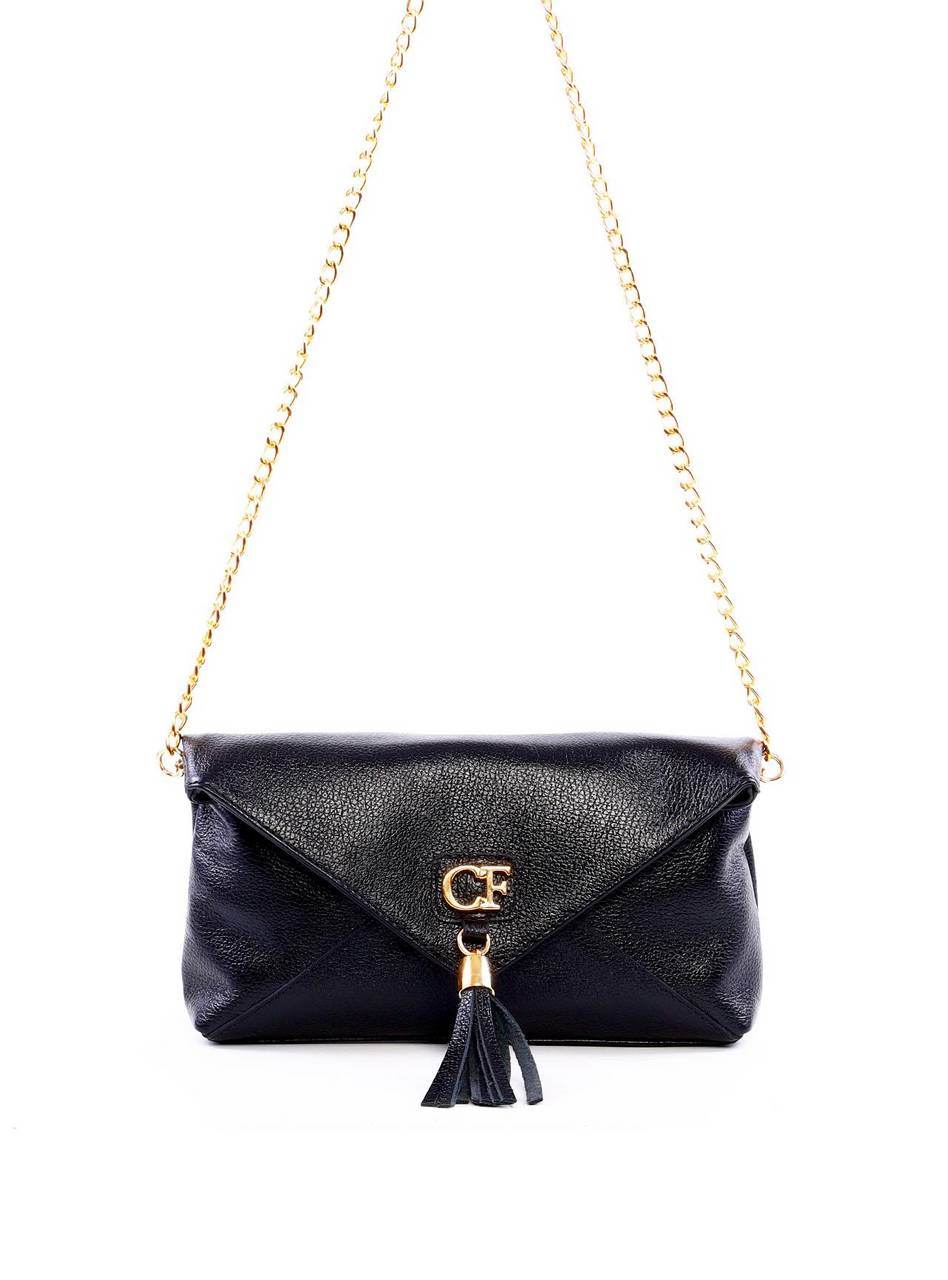 Bolsa Clutch Envelope com Barbicacho - Preta BSI-6290 - PR