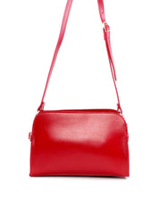 Bolsa Tote Transversal com Fivelas Laterais - Vermelha BSI-6218 - VE