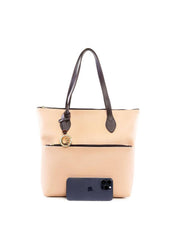 Bolsa Shopper Média com Bag Charm BSI-6463 - NU