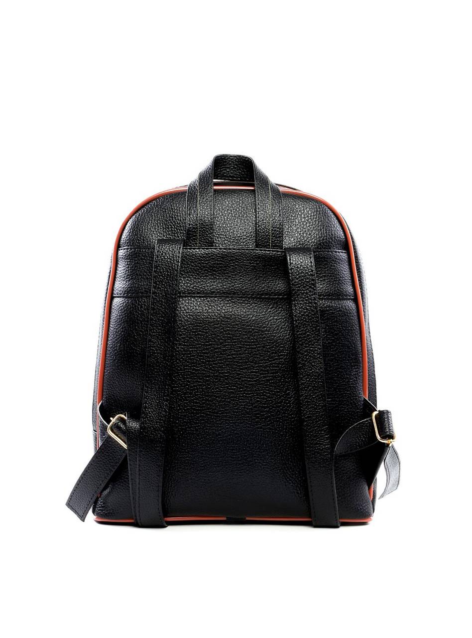 Mochila Feminina Média Bolso Preta MEI-403 - PR