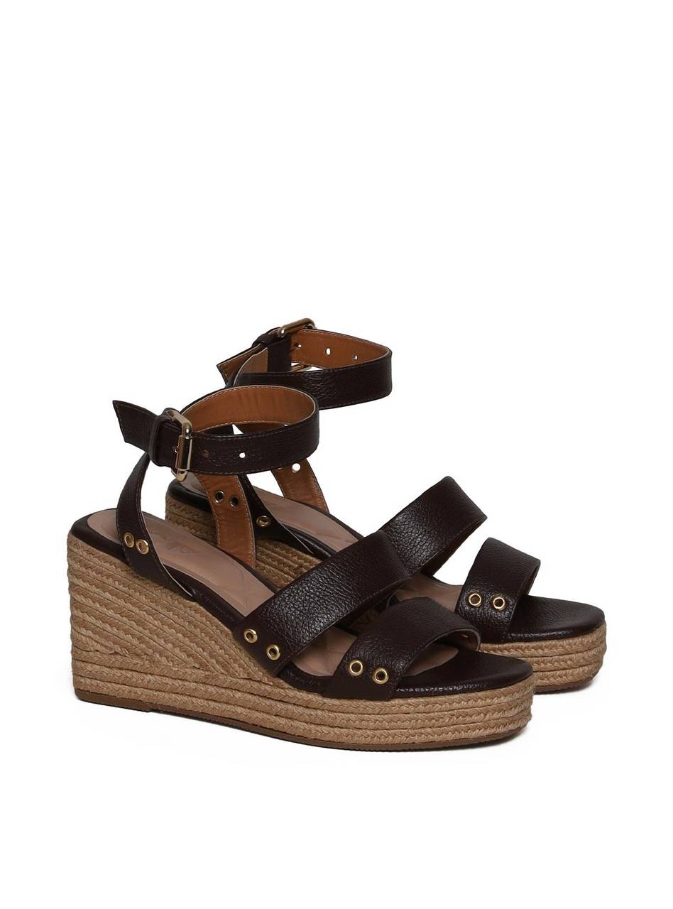 Sandália Plataforma com Cordas e Ilhóes - Cacau SDI-11671 - CA