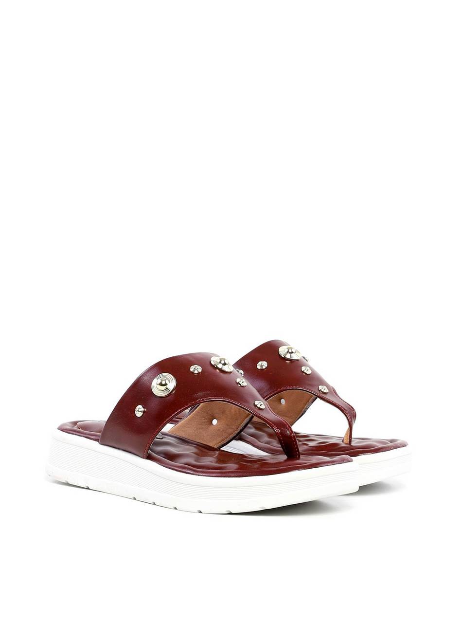 Flatform de Dedo com Tira Larga - Vinho SDI-11902 - VI