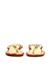 Rasteira de Dedo com Tiras Finas e Esferas - Ouro SDI-11973 - AU