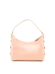 Bolsa Hobo Tiracolo com Detalhes Laterais - Nude BSI-6199 - NU