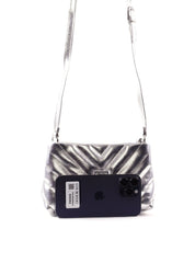 Bolsa Transversal Matelassê em V com Bolso Traseiro BSI-6551 - PT