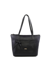Bolsa Shopper Bag Charm Laço - Preta BSI-6381 - PR