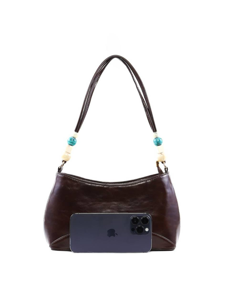 Bolsa Baguete Pequena com Detalhes Translúcidos - Cacau BSI-6473 - CA