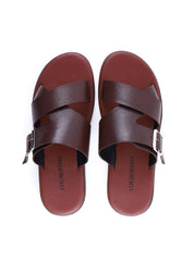 Chinelo Slide Masculino com Tiras Cruzadas - Cacau SDI-12082 - CA