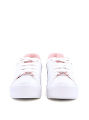 Tênis Feminino Casual Branco e Rosa em Sintético SP- 11850 - RS