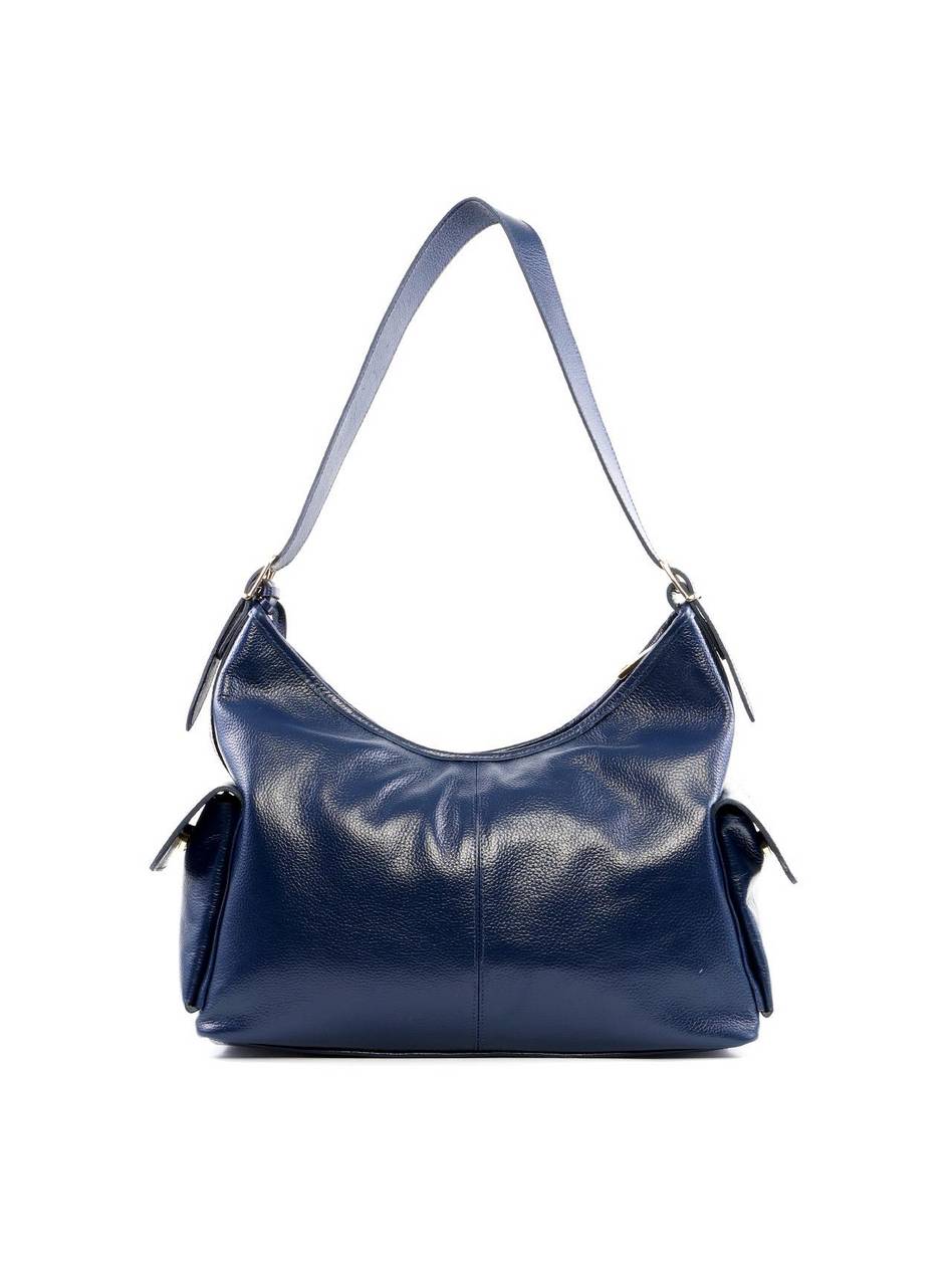 Bolsa Hobo com Bolsos Laterais - Azul BSI-6234 - AZ