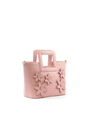 Bolsa Tote Média com Aplicação de Flores BSI-6487 - NU