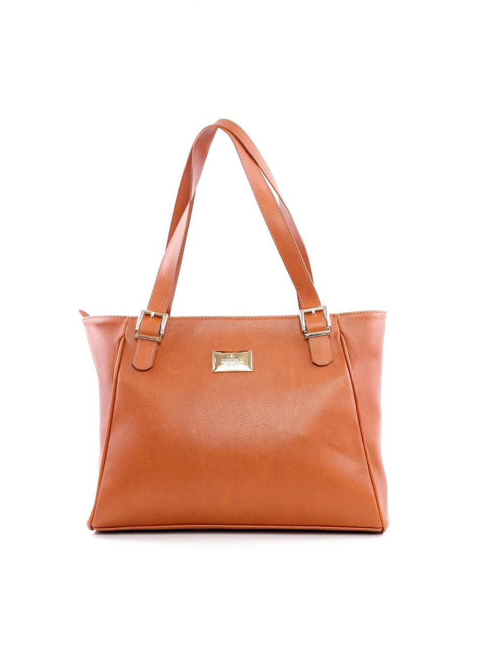 Bolsa Tote com Maxi Fivelas Frontais - Castor BSI - 6180 - CS