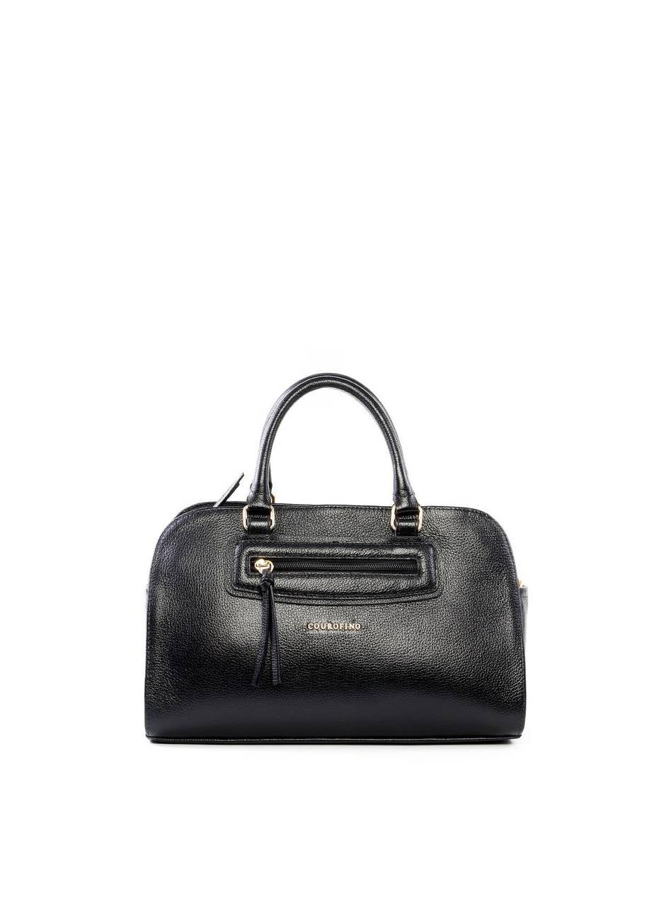 Bolsa Baú Grande com Alça Dupla - Preta BSI-6462 - PR
