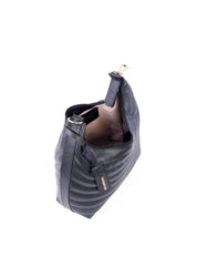 Bolsa Hobo em Matelassê com Fecho Mosquetão - Preta BSI-6217 - PR